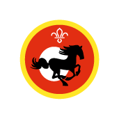 Cubs Equestrian badge