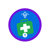 Staged Emergency Aid badge