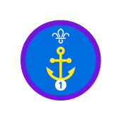 Staged Nautical badge