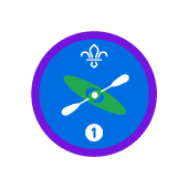 Staged Paddle Sports badge