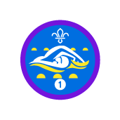 Staged Swimmer badge
